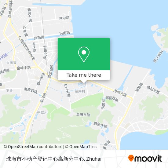 珠海市不动产登记中心高新分中心 map