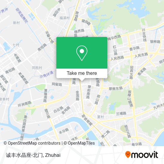 诚丰水晶座-北门 map