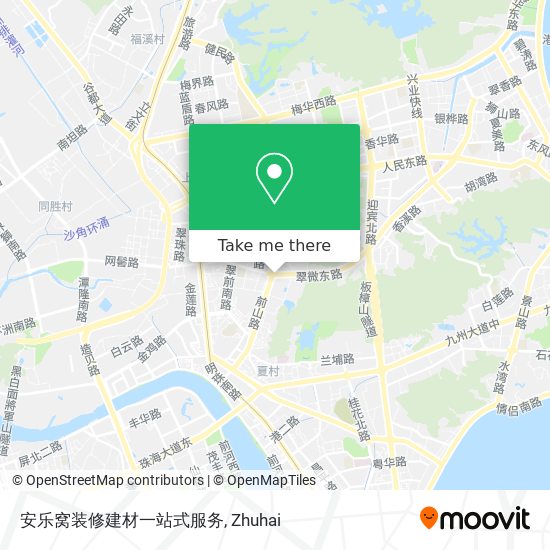 安乐窝装修建材一站式服务 map