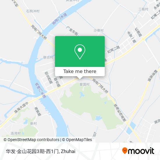 华发·金山花园3期-西1门 map