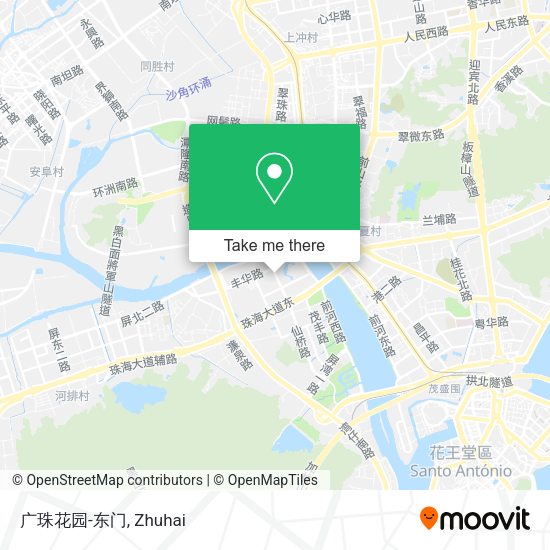 广珠花园-东门 map