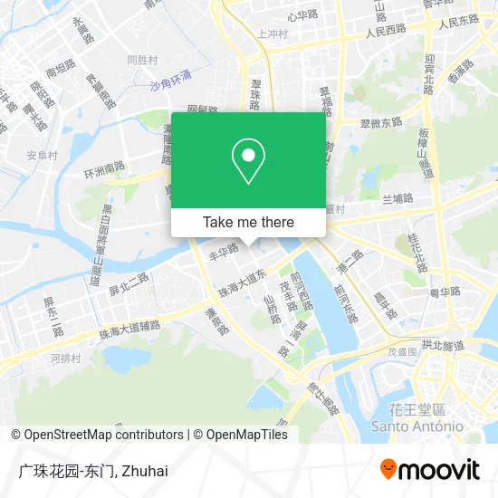 广珠花园-东门 map