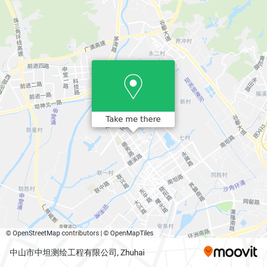 中山市中坦测绘工程有限公司 map