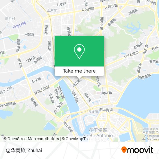忠华商旅 map