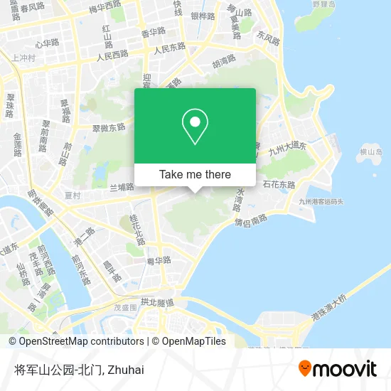 将军山公园-北门 map