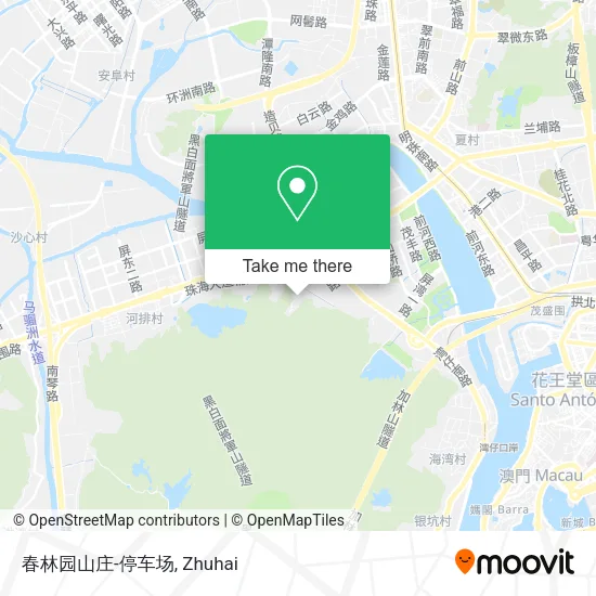 春林园山庄-停车场 map