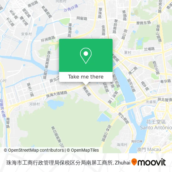 珠海市工商行政管理局保税区分局南屏工商所 map