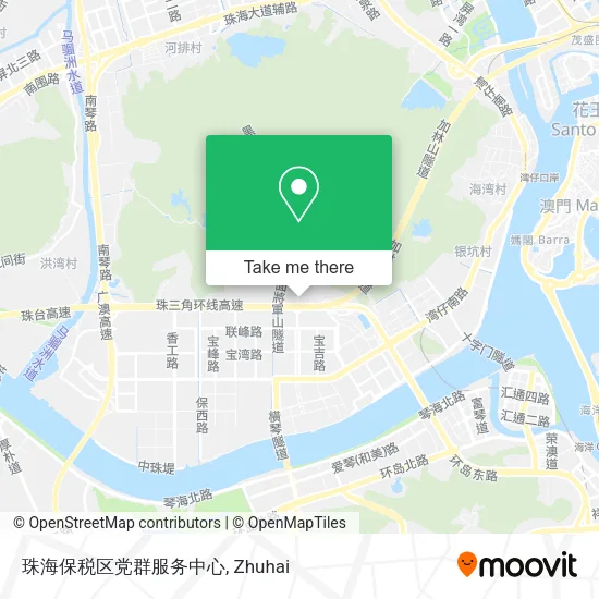 珠海保税区党群服务中心 map