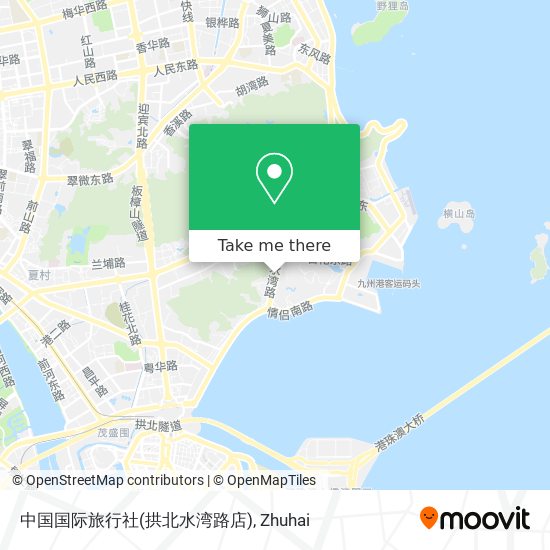 中国国际旅行社(拱北水湾路店) map