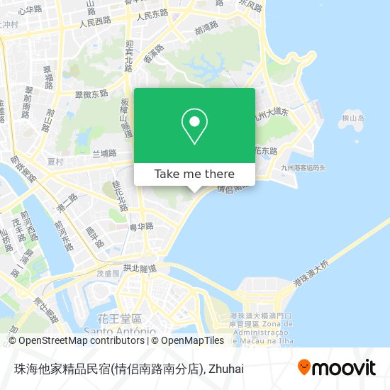 珠海他家精品民宿(情侣南路南分店) map