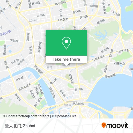 暨大北门 map