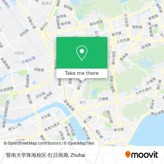 暨南大学珠海校区-红日画廊 map
