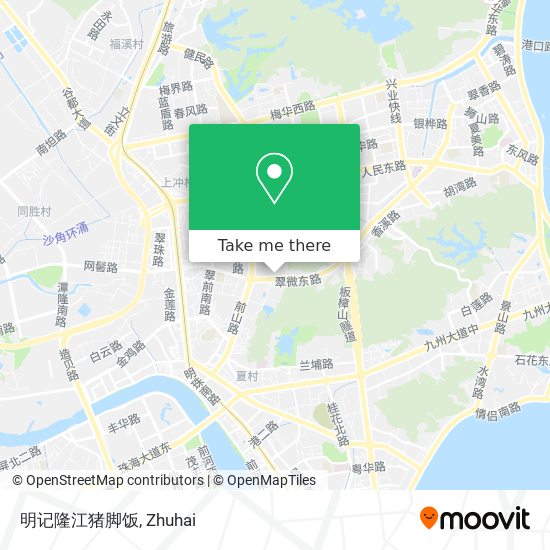 明记隆江猪脚饭 map