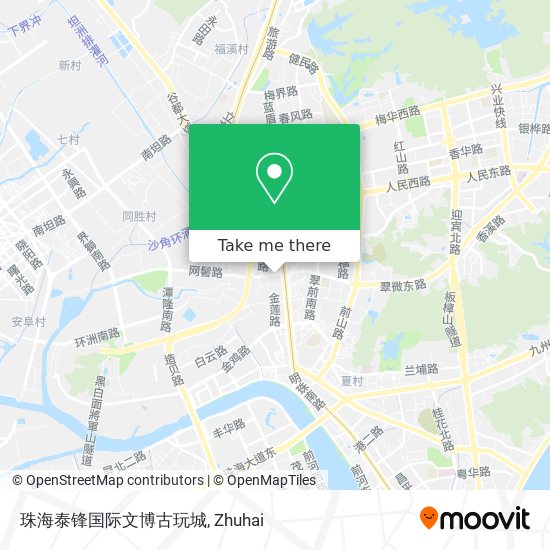 珠海泰锋国际文博古玩城 map