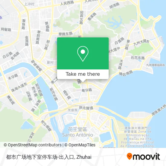 都市广场地下室停车场-出入口 map