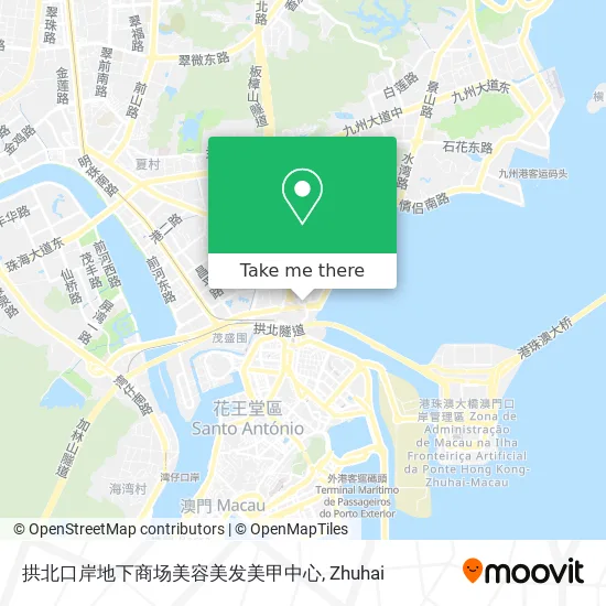 拱北口岸地下商场美容美发美甲中心 map