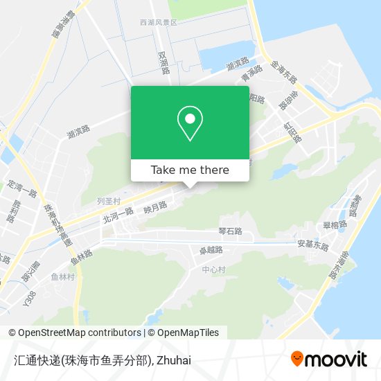 汇通快递(珠海市鱼弄分部) map