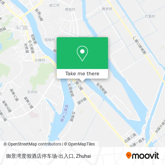 御景湾度假酒店停车场-出入口 map
