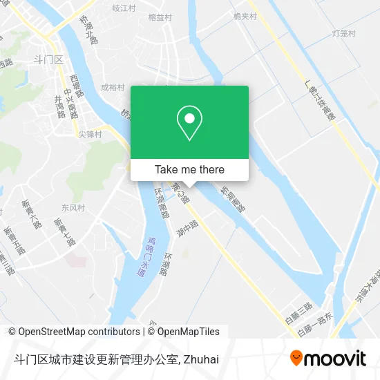 斗门区城市建设更新管理办公室 map