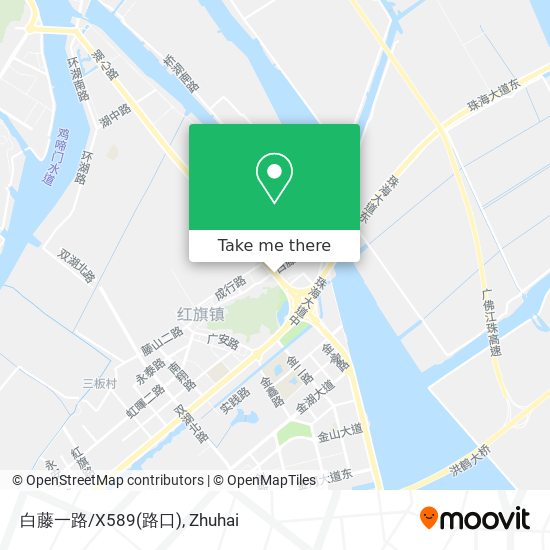 白藤一路/X589(路口) map
