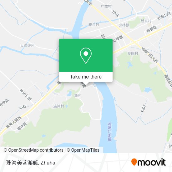 珠海美蓝游艇 map