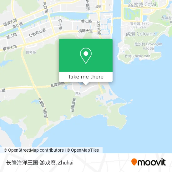 长隆海洋王国-游戏廊 map