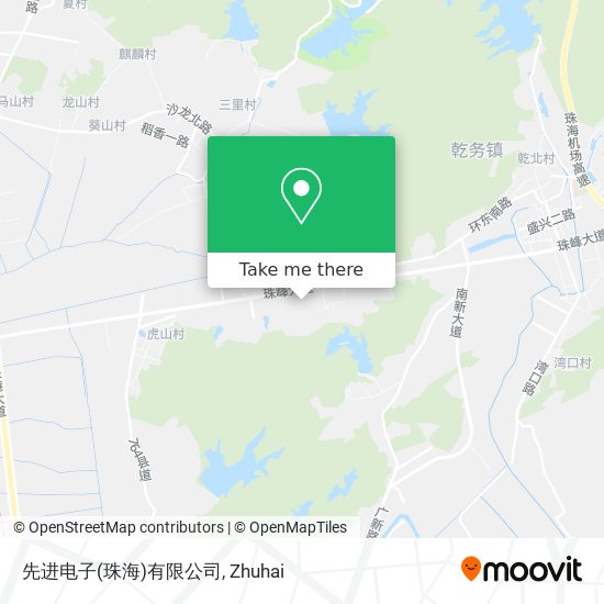 先进电子(珠海)有限公司 map