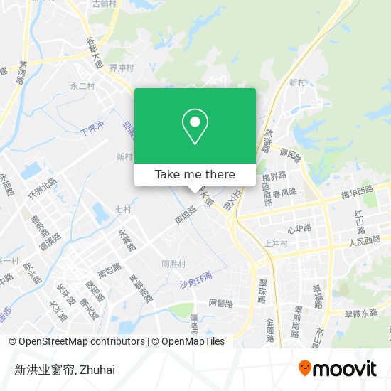 新洪业窗帘 map