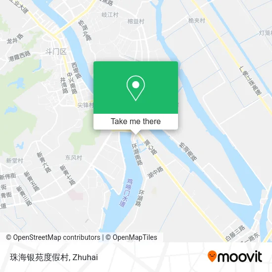 珠海银苑度假村 map