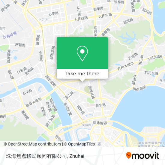 珠海焦点移民顾问有限公司 map