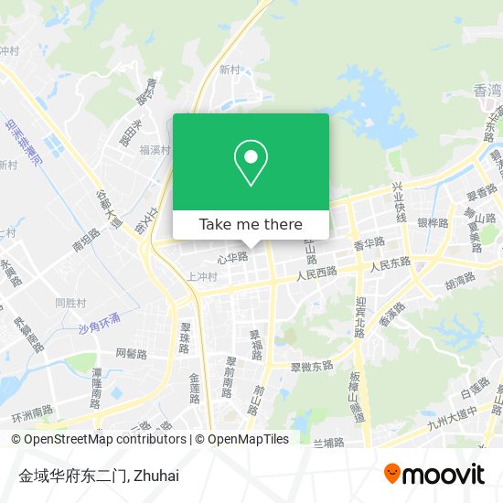 金域华府东二门 map