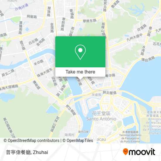 普寧偉餐廳 map