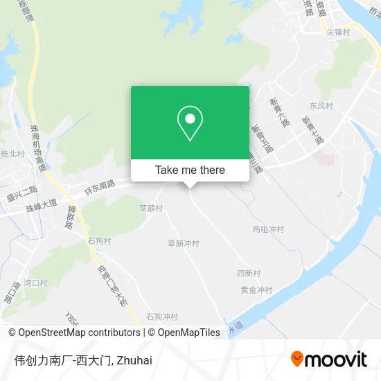 伟创力南厂-西大门 map