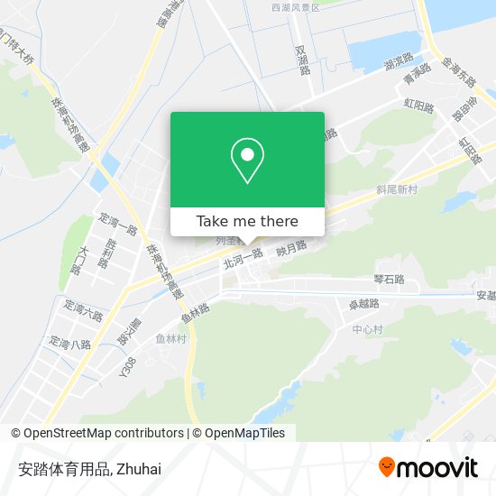 安踏体育用品 map