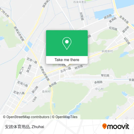 安踏体育用品 map