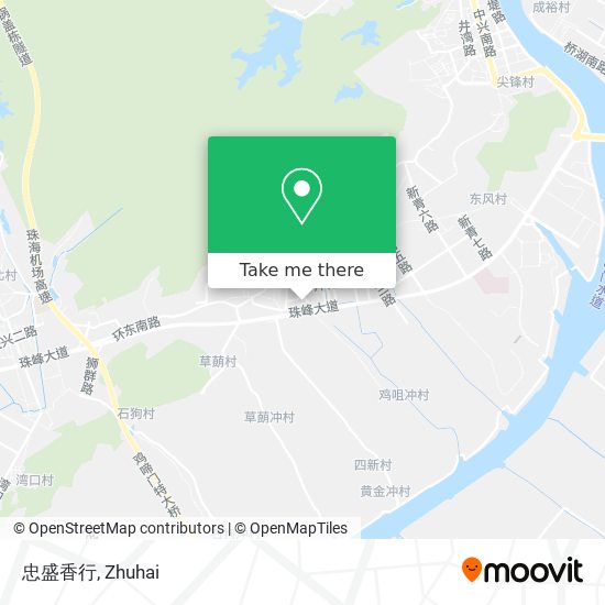 忠盛香行 map