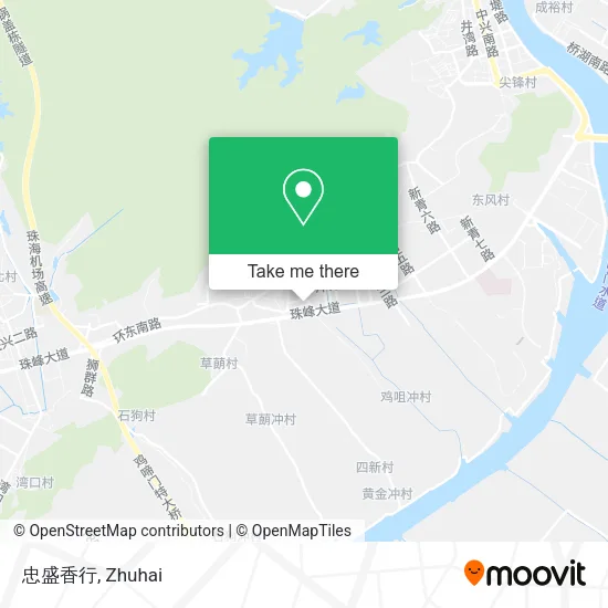 忠盛香行 map