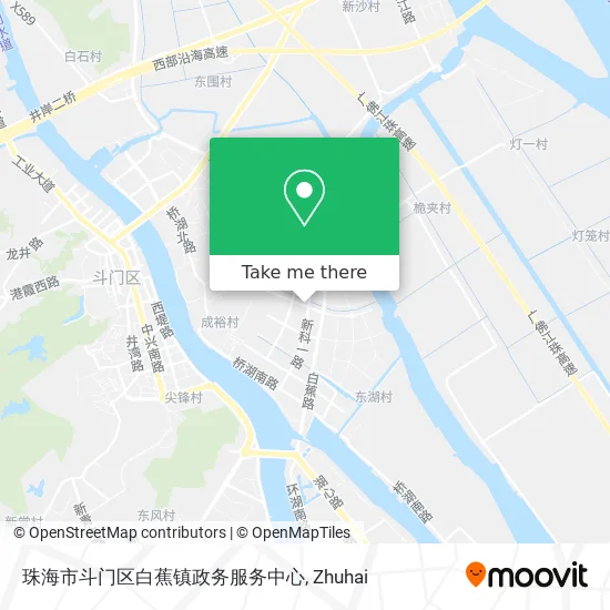 珠海市斗门区白蕉镇政务服务中心 map
