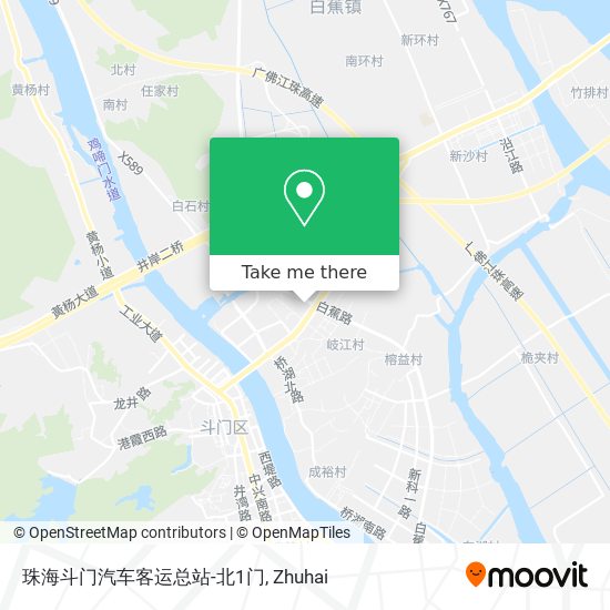 珠海斗门汽车客运总站-北1门 map