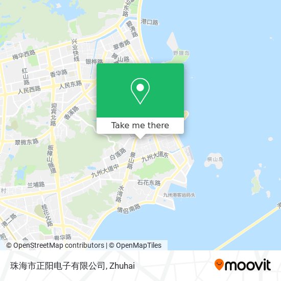 珠海市正阳电子有限公司 map