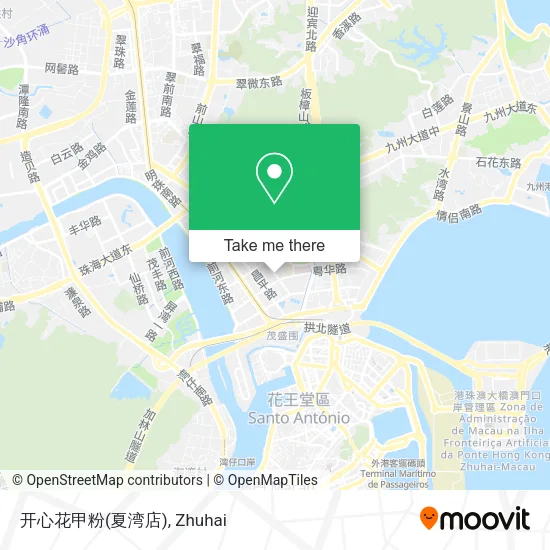 开心花甲粉(夏湾店) map