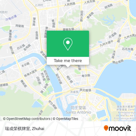 瑞成荣棋牌室 map