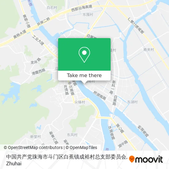 中国共产党珠海市斗门区白蕉镇成裕村总支部委员会 map