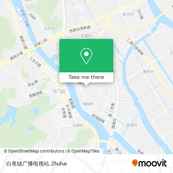 白蕉镇广播电视站 map