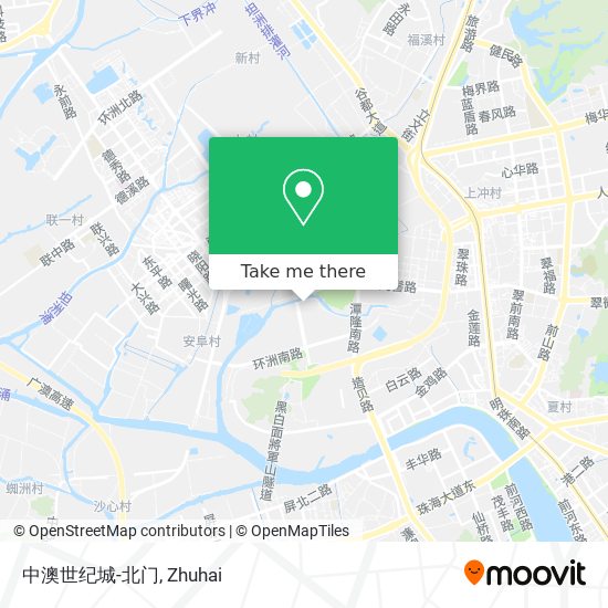 中澳世纪城-北门 map