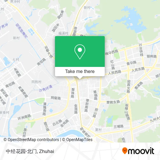 中经花园-北门 map