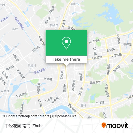 中经花园-南门 map