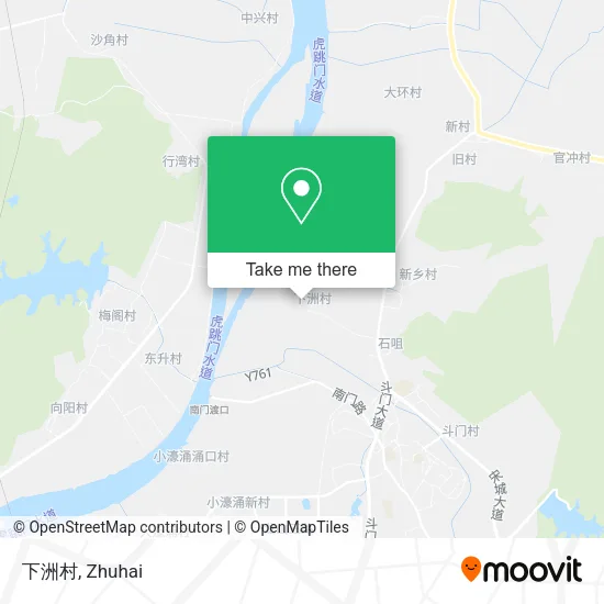 下洲村 map