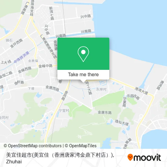 美宜佳超市(美宜佳（香洲唐家湾金鼎下村店）) map