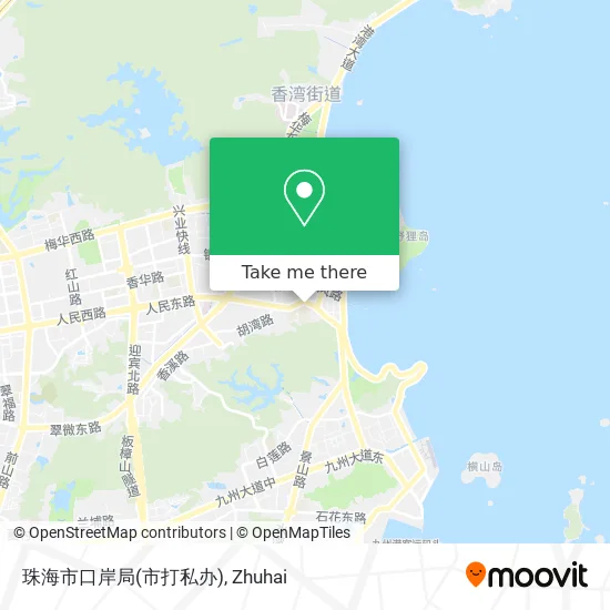 珠海市口岸局(市打私办) map